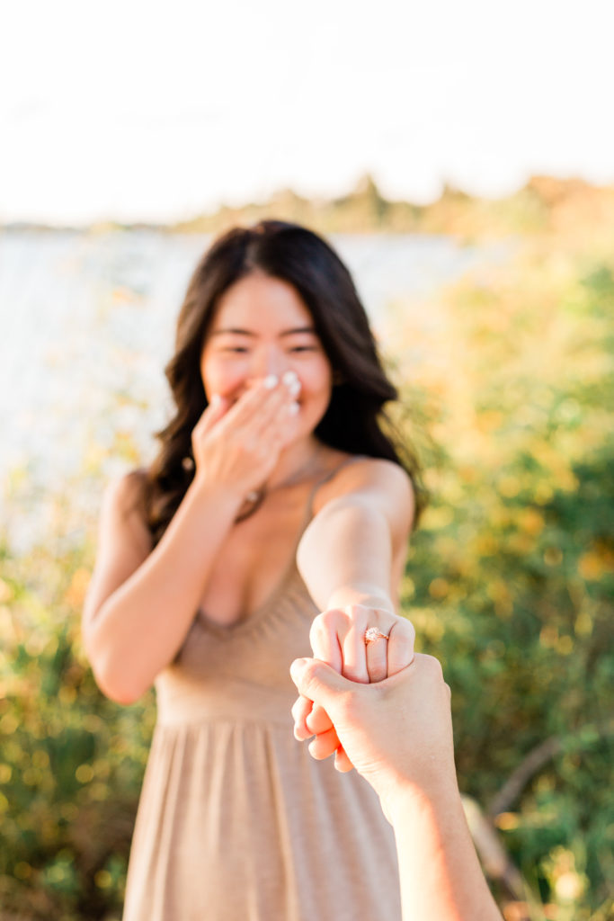 Dallas White Rock Lake Proposal Photography