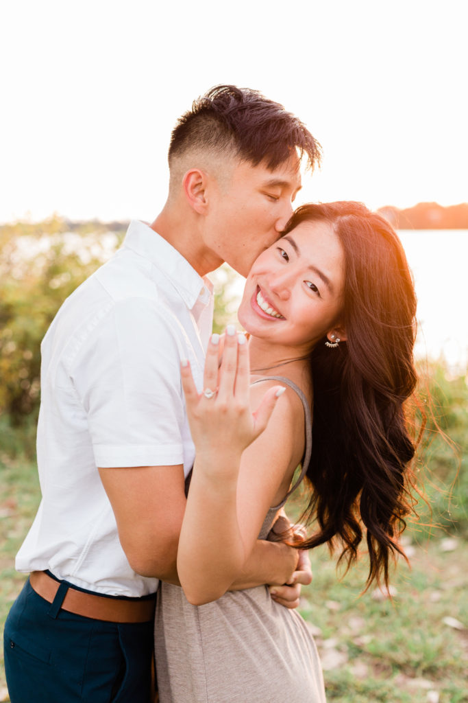 Dallas White Rock Lake Proposal Photography