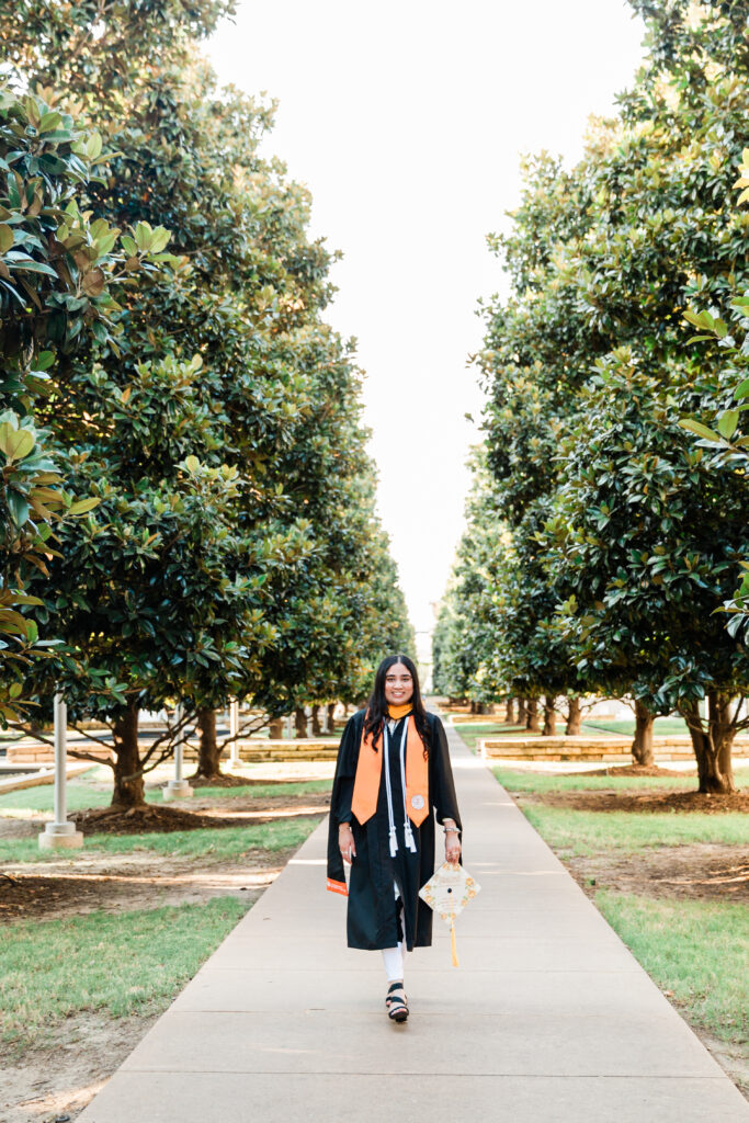 UTD senior graduation photo